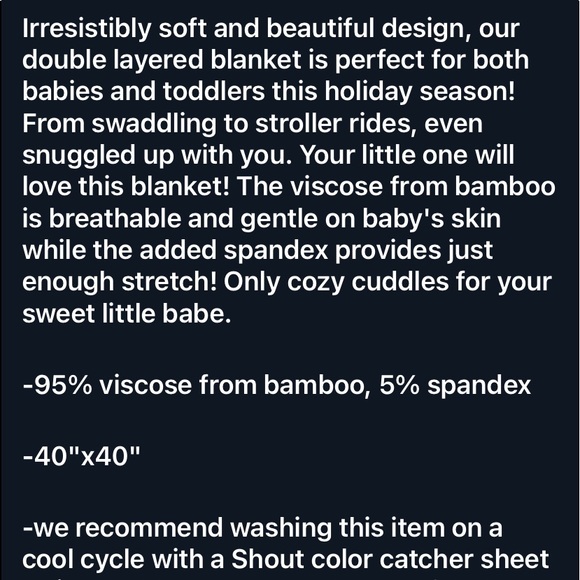 ❤️🤖NIB Roberto Birdie Bean Blanket🤖❤️ - Picture 4 of 4